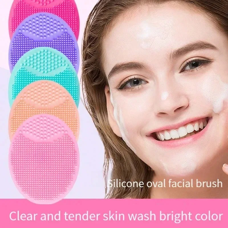 Silicone Face Scrubber Electric - Silicone Facial Cleansing Brush with Finger