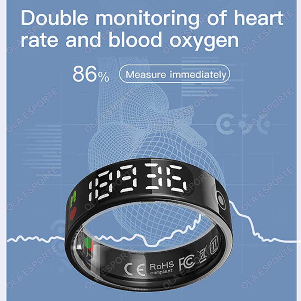 SR08 Smart Ring with Charging  - đánh giá và giá Health Monitors