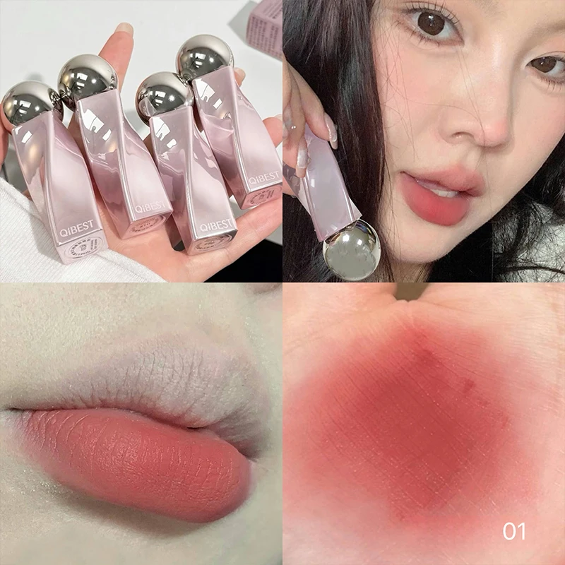 QIBEST Matte Velvet Lip Gloss  - đánh giá và giá Matte Velvet Lip Tint Long Lasting