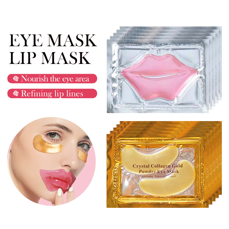 10/20pcs Golden Crystal Collag - đánh giá và giá Collagen Under Eye Patches
