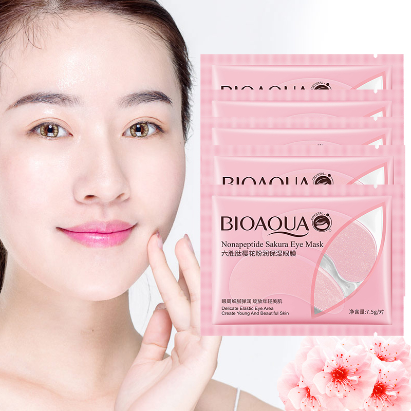 Bộ 10 = 5 Đôi Nonapeptide Saku - đánh giá và giá Collagen Under Eye Patches