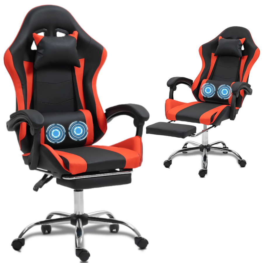 Gaming Chair With Massage Lumb - đánh giá và giá Massage