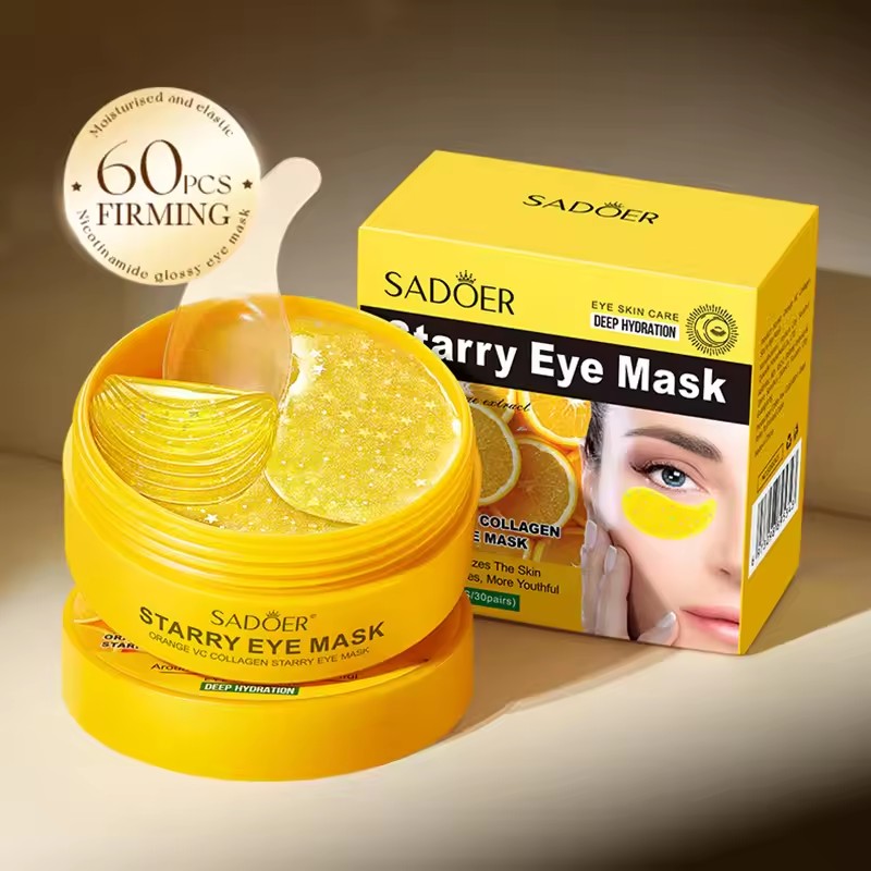 60pcs SADOER Vitamin C Crystal - đánh giá và giá Collagen Under Eye Patches