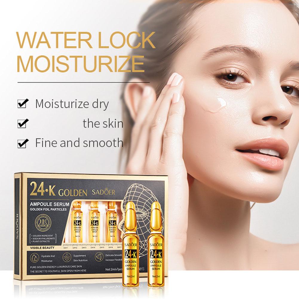 2ml*7 Vials/Box Vitamin C Ampo - đánh giá và giá Hyaluronic Acid Facial Serum