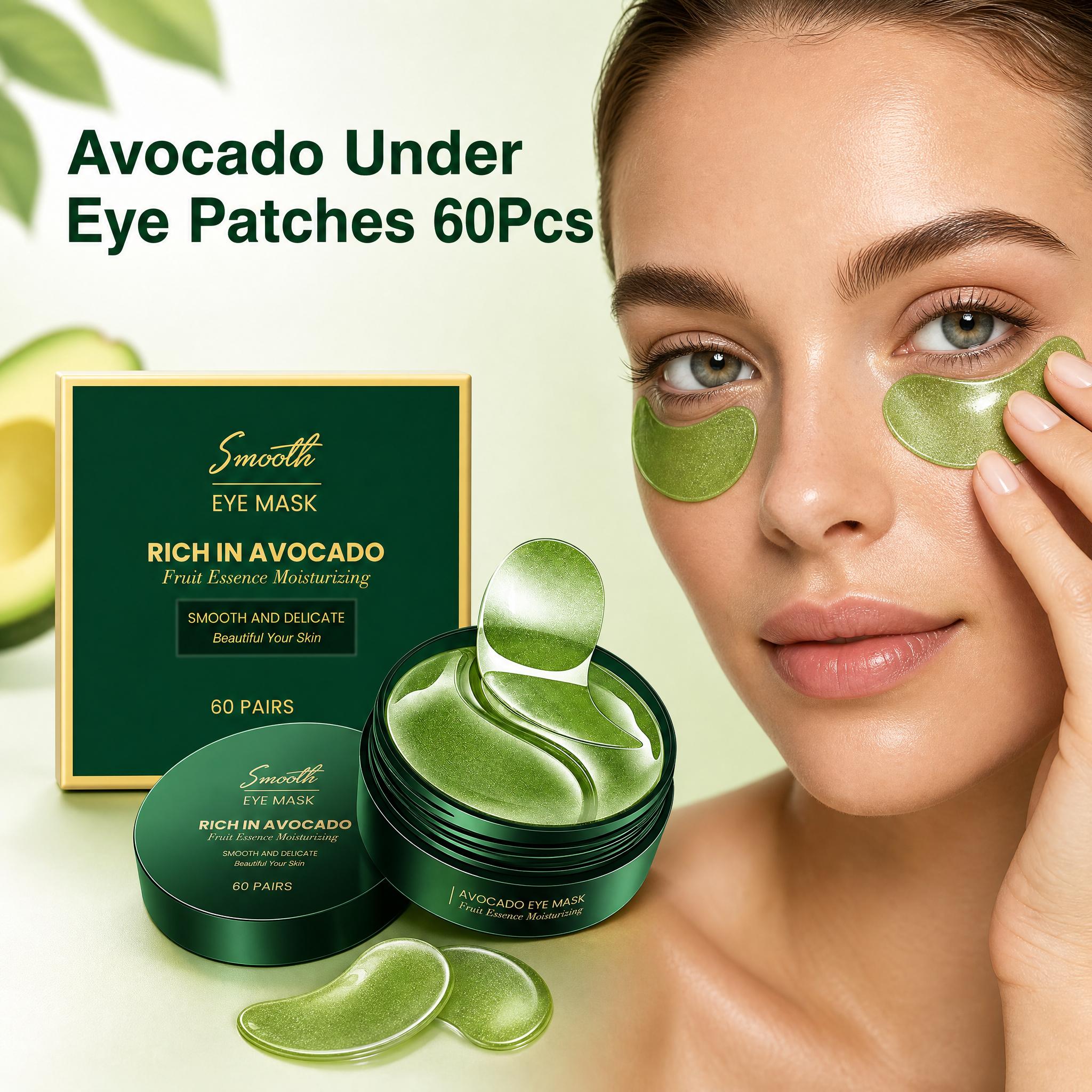 60Pcs Avocado Collagen Eye Mas - đánh giá và giá Collagen Under Eye Patches