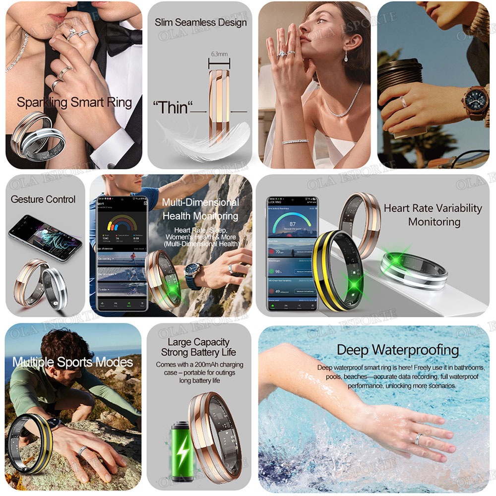 Gesture Sensing Smart Ring Out - đánh giá và giá Health Monitors
