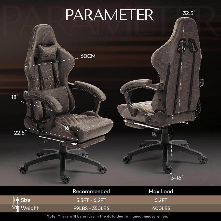 Big Tall Vintage Gaming Chair  - đánh giá và giá Massage