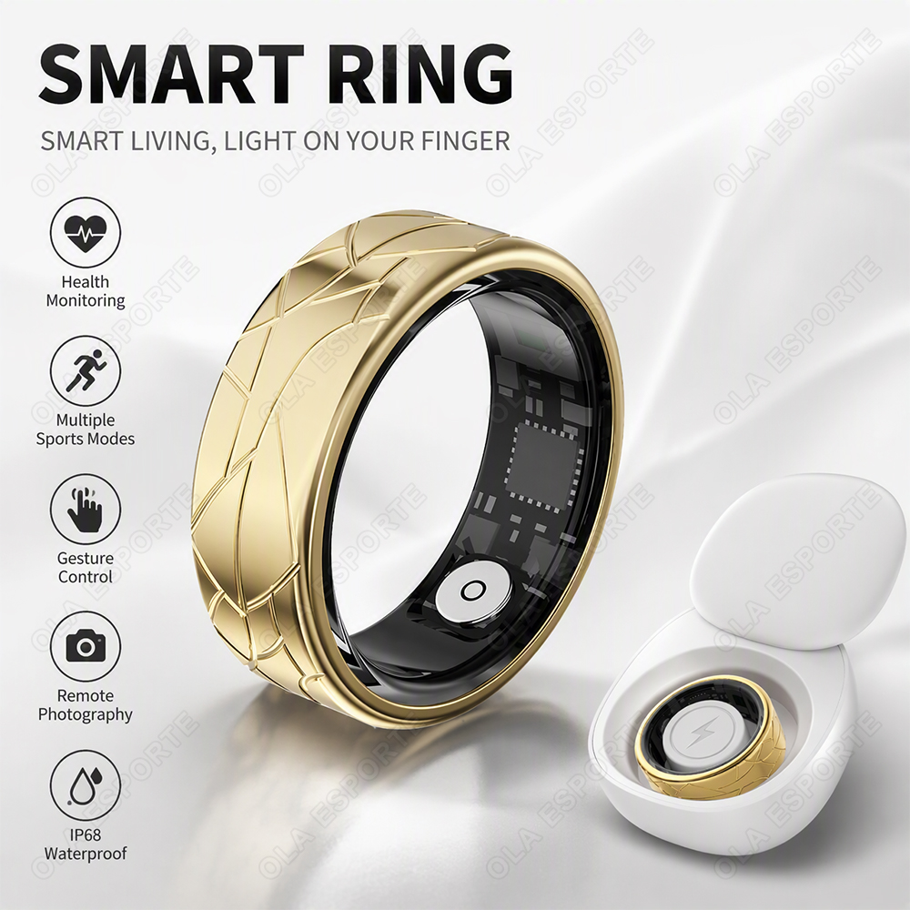 Stainless Steel Smart Ring Wat - đánh giá và giá Health Monitors