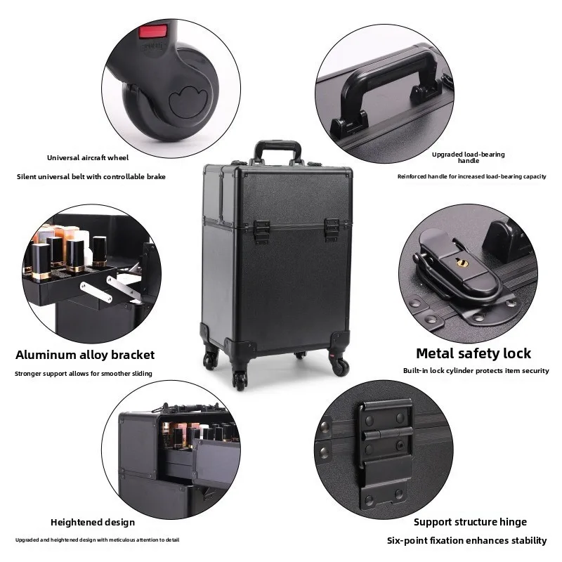 Aluminum Alloy Pro Large Capac - đánh giá và giá Makeup