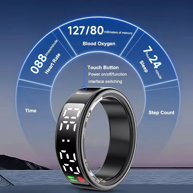 Fitness Sleep Smart Ring LED D - đánh giá và giá Health Monitors