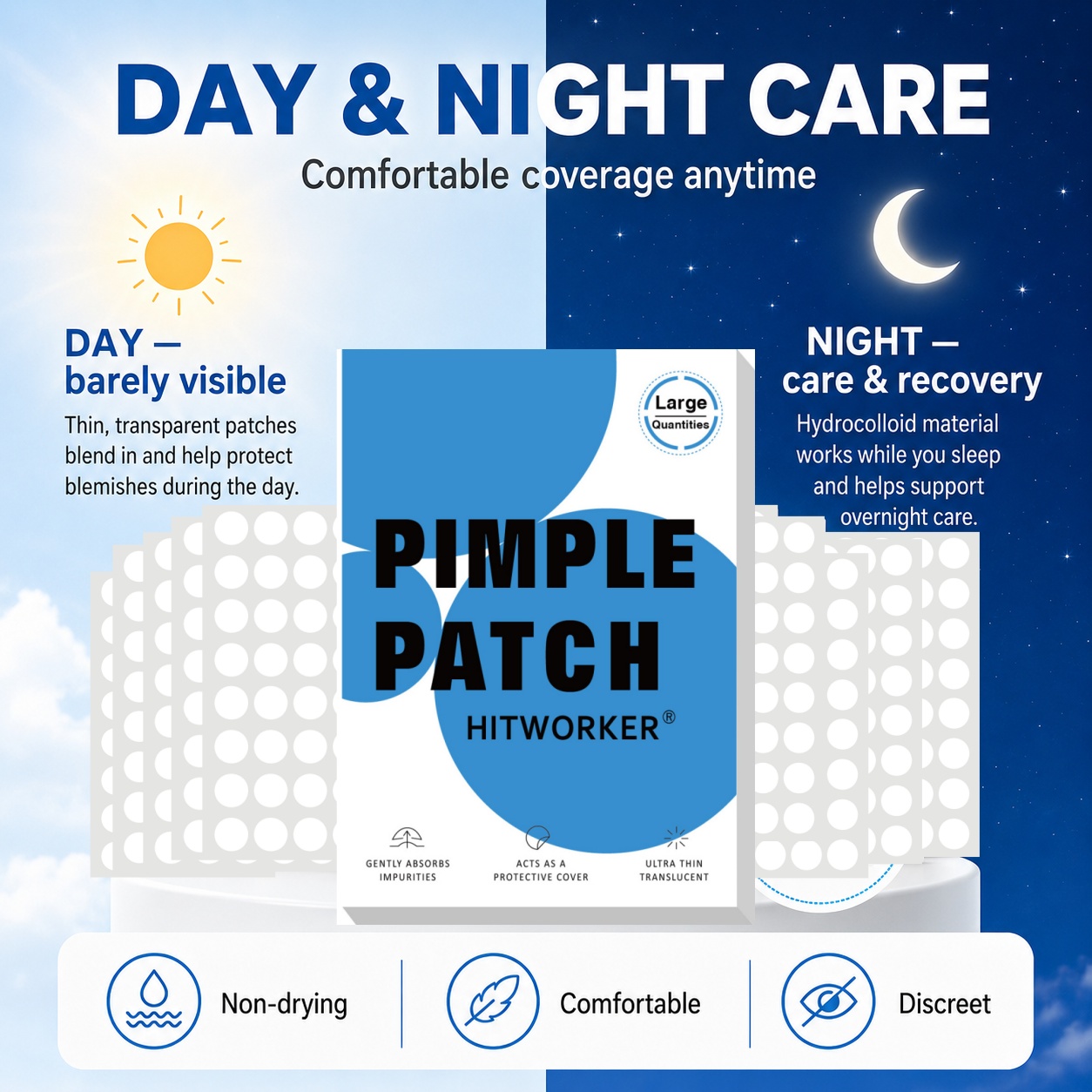800Pcs Hydrocolloid Acne Pimpl - đánh giá và giá Skincare