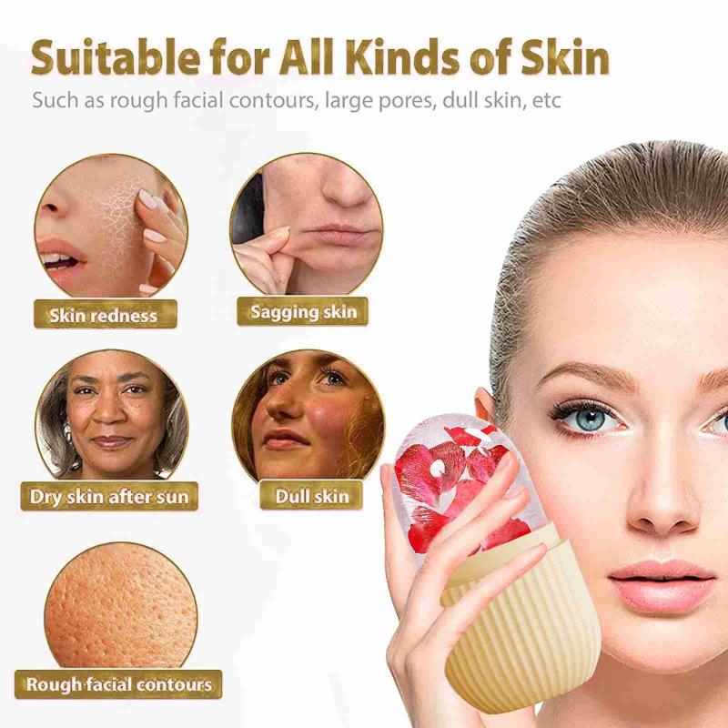 *Ice Face Roller Ice Cube Beau - đánh giá và giá Face Ice Roller Puffiness