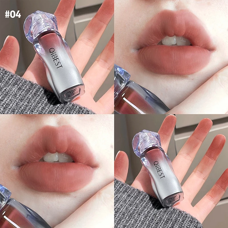 QIBEST Matte Velvet Liquid Lip - đánh giá và giá Matte Velvet Lip Tint Long Lasting