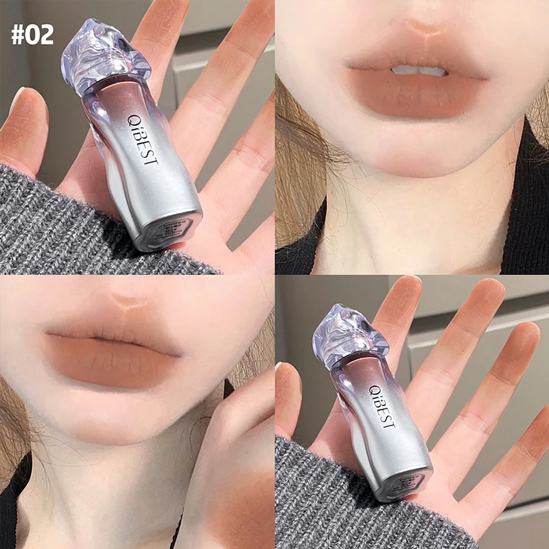 QIBEST Matte Velvet Liquid Lip - đánh giá và giá Matte Velvet Lip Tint Long Lasting